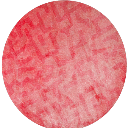 Mondiart vloerkleed 'Roze tinten'