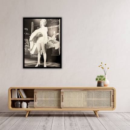 Ingelijste poster 'Marilyn Monroe 1960'