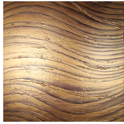 Canvas 'Wave Orange'