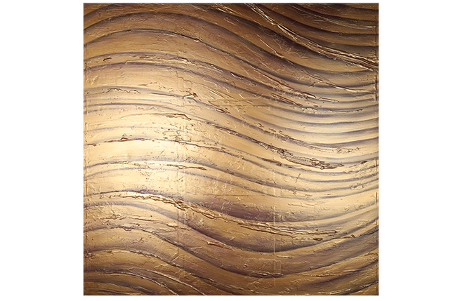Canvas 'Wave Orange'