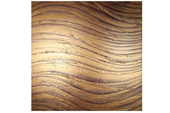 Canvas 'Wave Orange'