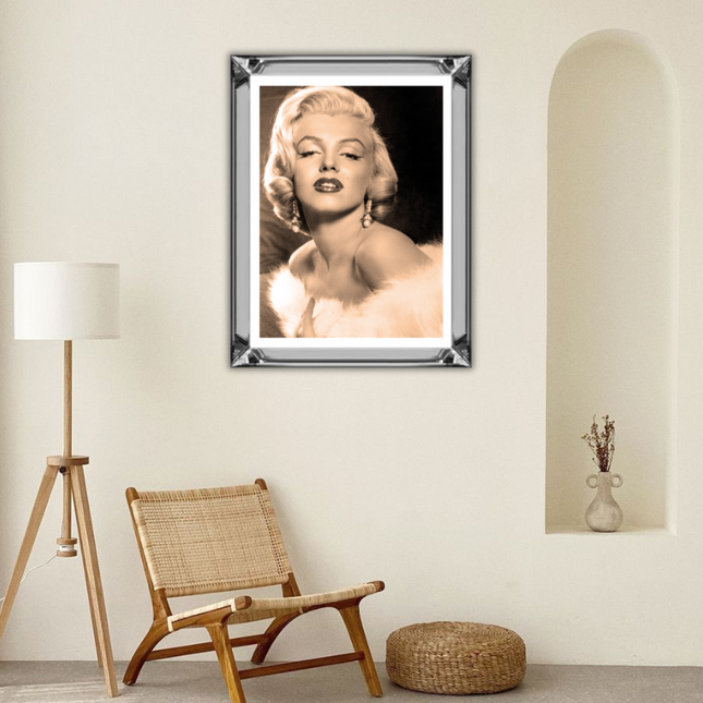 Ingelijste poster 'Marilyn Monroe'