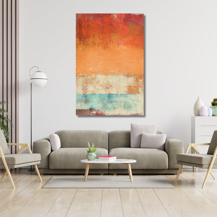 Aluart schilderij 'Abstract Orange'