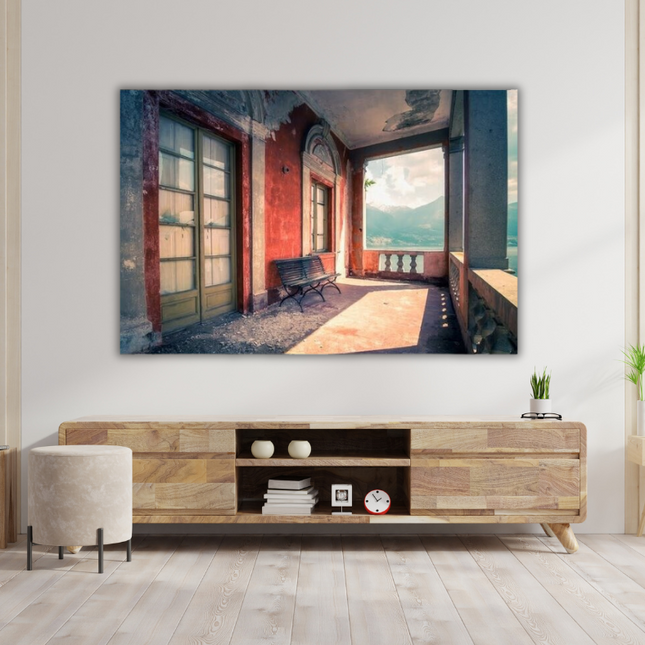 Aluart schilderij van Truus Nijland 'Casa di Castorada'