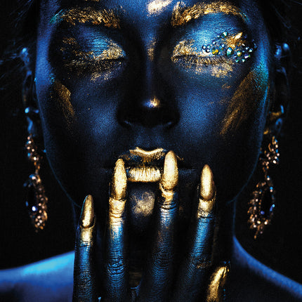 Aluart schilderij 'Miss Blue'