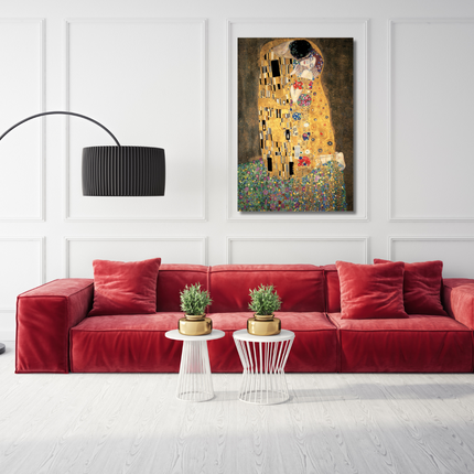 Aluart schilderij 'Gustav Klimt - De Kus'