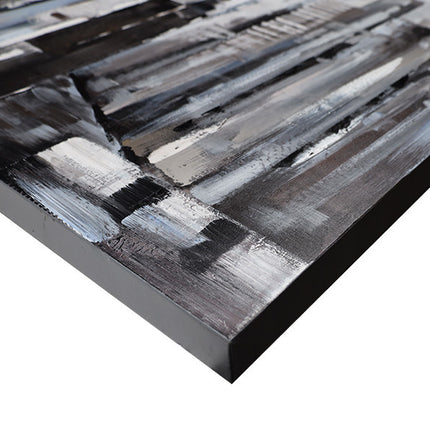 Canvas schilderij Mondiart 'Abstract Skyline'