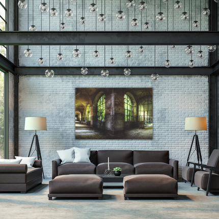 Aluart schilderij 'Urban gang groen'