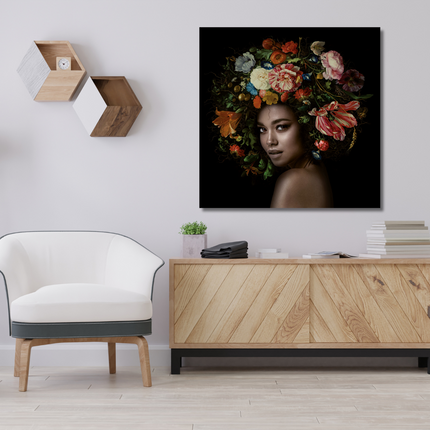 Aluart schilderij 'Flower power'