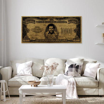 Schilderij 'Ten Thousand Dollars In Gold'