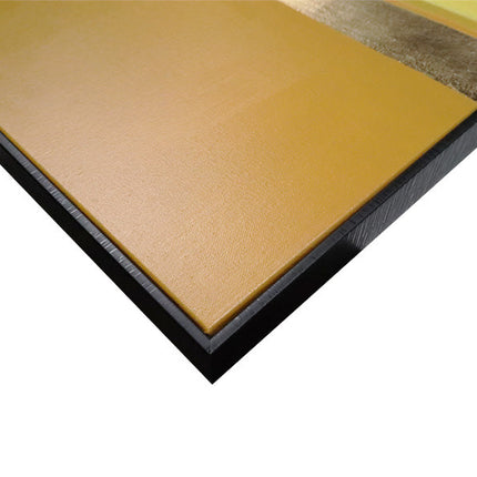 Canvas 'abstracte gele vlakken'