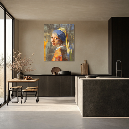 Aluart schilderij 'Meisje met de Parel'