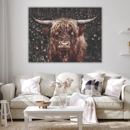 Aluart schilderij 'Schotse Hooglander'