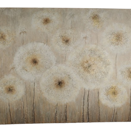 Canvas schilderij 'Paardenbloemveld'
