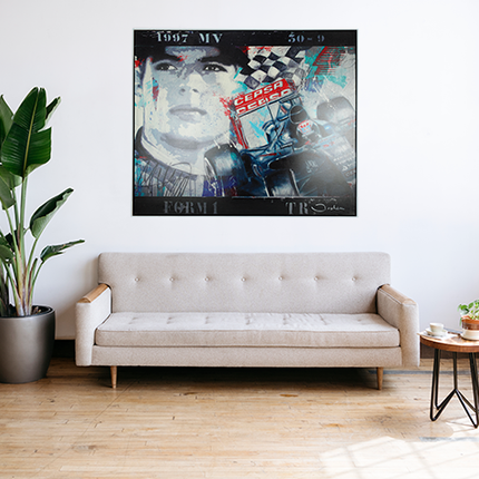 Canvas schilderij 'Max Verstappen'