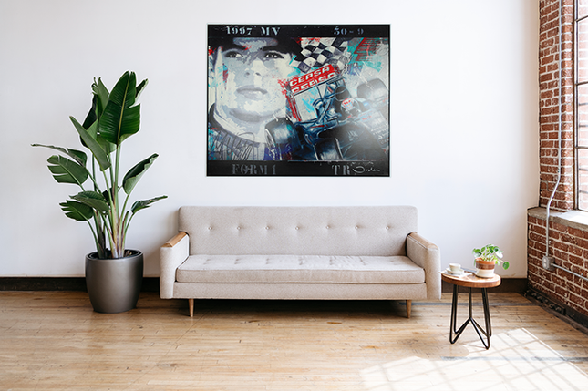 Canvas schilderij 'Max Verstappen'