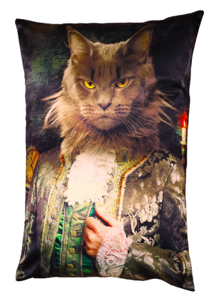 Sierkussen ' The Royal Cat'