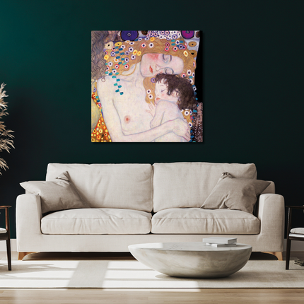 Aluart schilderij 'Gustav Klimt - Moeder en Kind'