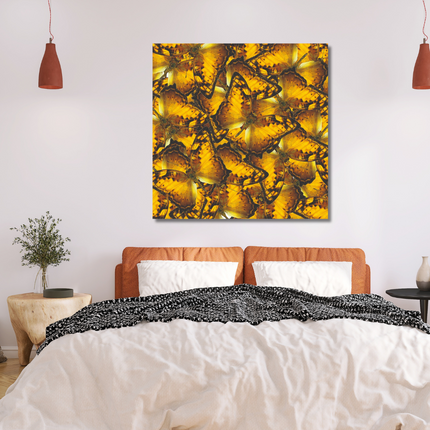 Aluart kunstwerk 'Gouden Vlinders'