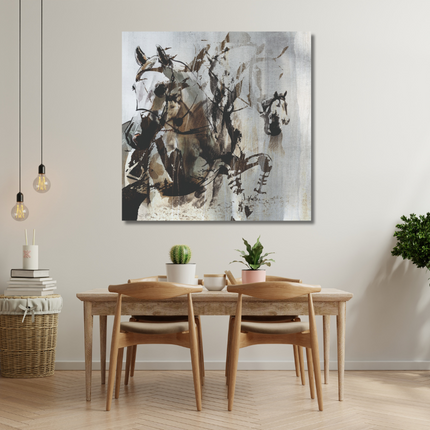 Aluart schilderij 'Cassine de paarden'