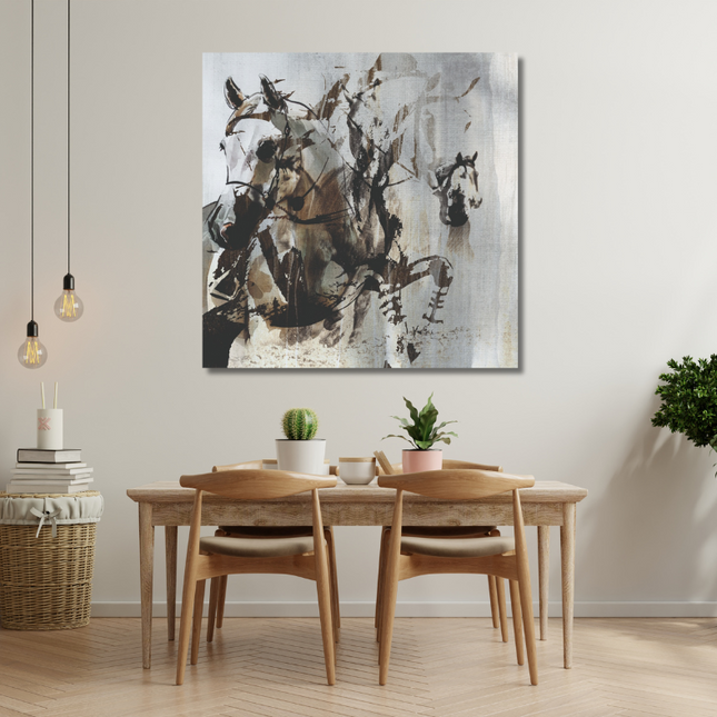 Aluart schilderij 'Cassine de paarden'