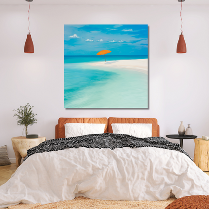 Aluart schilderij 'The beach'