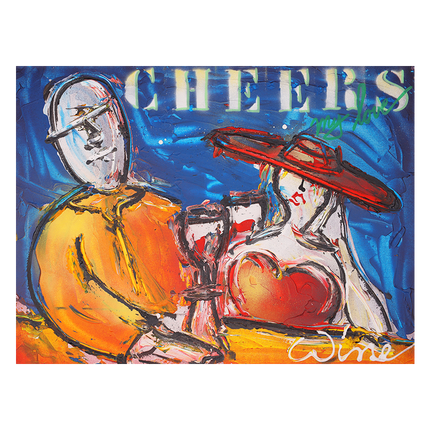 Graffiti art 'Cheers'
