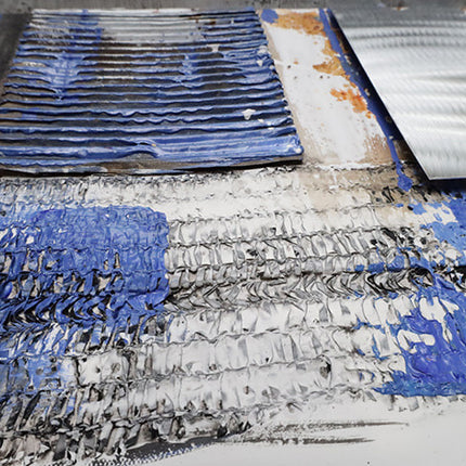 Canvas schilderij 'Deep Blue'
