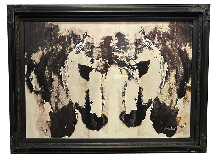 Ingelijste poster 'Cassine'