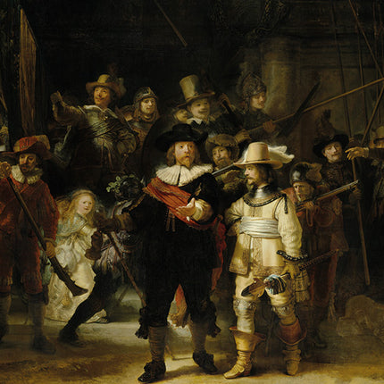 Canvas schilderij 'De Nachtwacht'