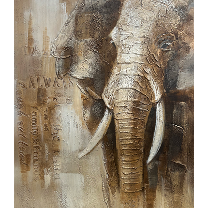 Canvas schilderij 'Gentle Giants'