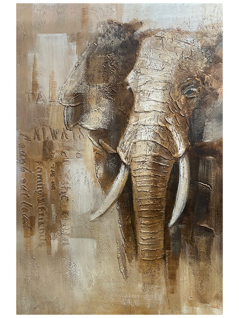 Canvas schilderij 'Gentle Giants'
