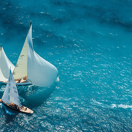 Aluart schilderij 'Croisement blue'