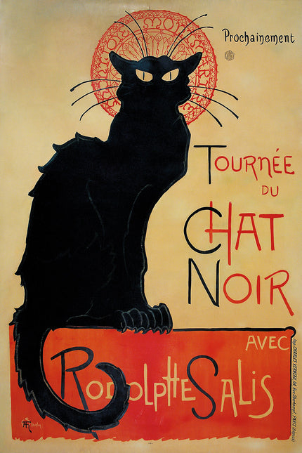 Schilderij 'The Black Cat'