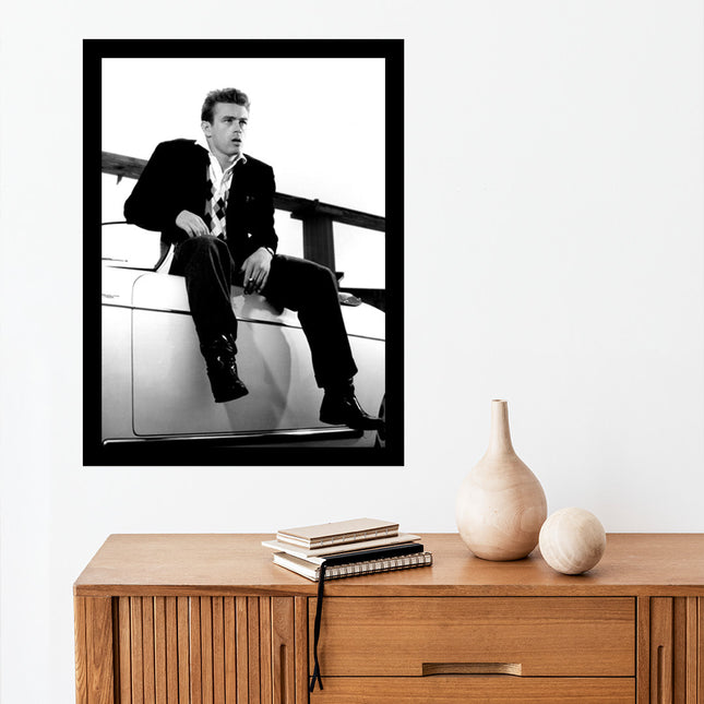 Ingelijste Poster 'James Dean'