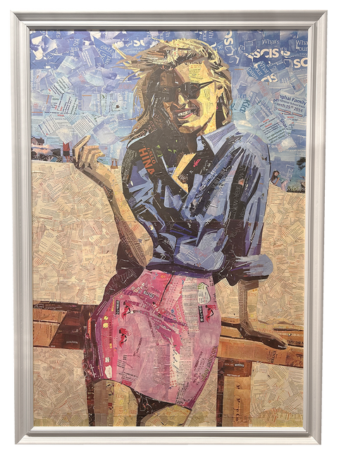 Canvas schilderij 'Zomerse Knipsels'