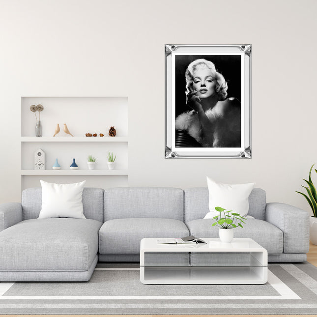 Ingelijste poster 'Marilyn Monroe in stijl'