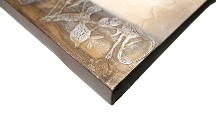 Canvas schilderij 'Klaproos'