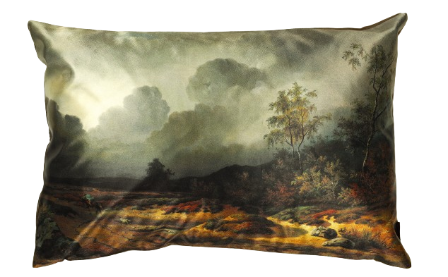 Sierkussen 'Landschap bij naderend onweer'