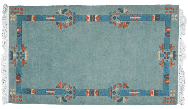 Vloerkleed Pelma 'Abstract Aqua'