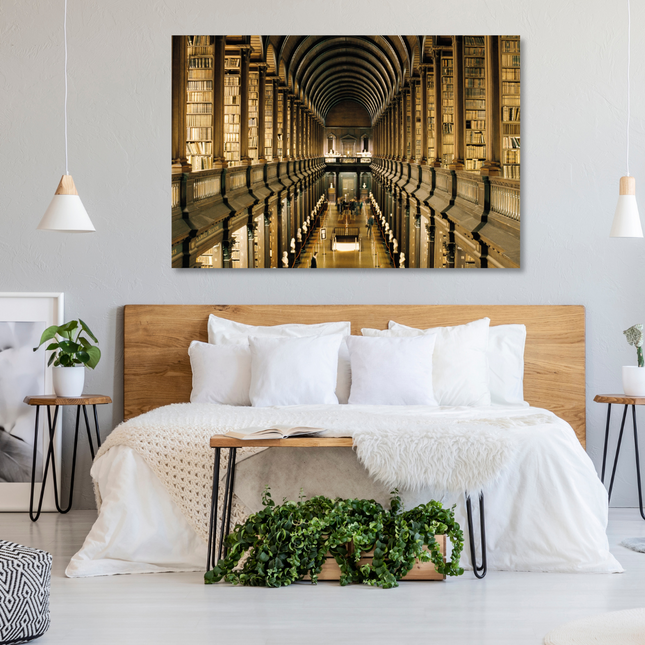 Aluart schilderij 'Trinity College Library'