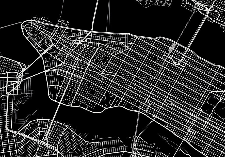 Vloerkleed 'New York city'