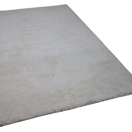 Vloerkleed 'Wollig wit'