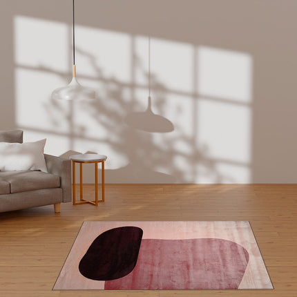 Mondiart vloerkleed 'abstract roze'