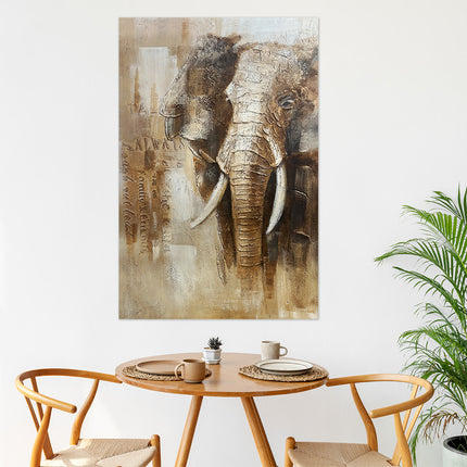 Canvas schilderij 'Gentle Giants'