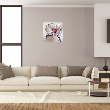 Aluart schilderij 'De Witte Bloem'