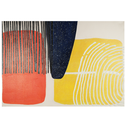 Canvas schilderij 'Abstract kunstwerk'