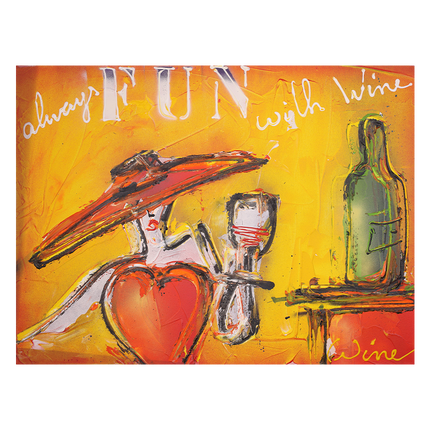 Graffiti art 'Fun High Wine'