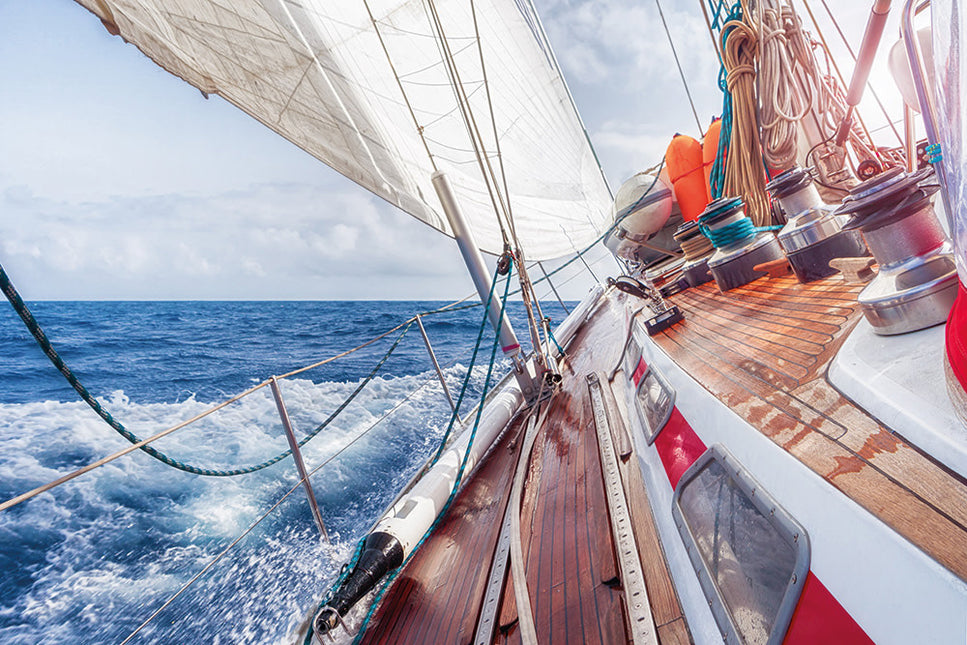 Schilderij 'Zeilboot 2.0'