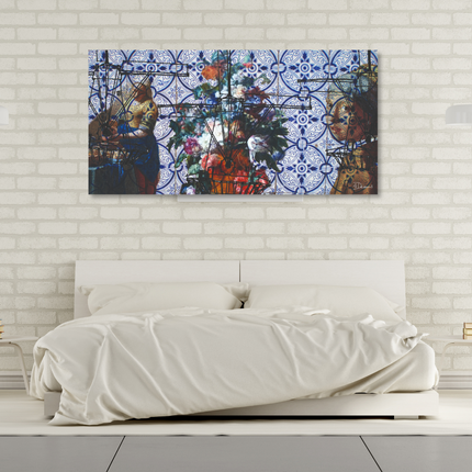 Aluart schilderij 'Bas Blue Dutch'